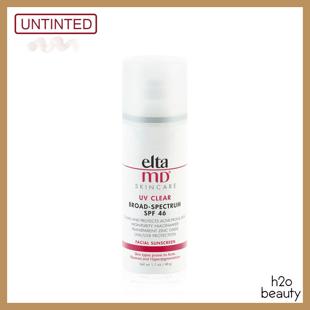 Elta Md Untinted Uv Clear Broad-spectrum Spf 46 1.7oz **exp01/24**fresh New**