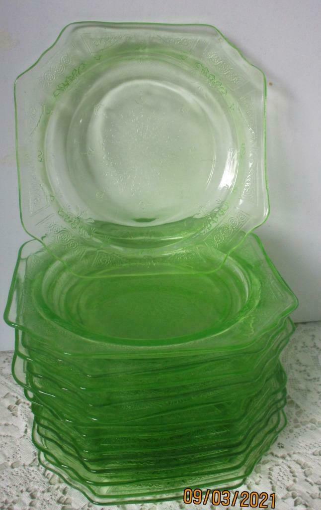 Anchor Hocking Princess Depression Glass Green Saucer Or Plate More Available