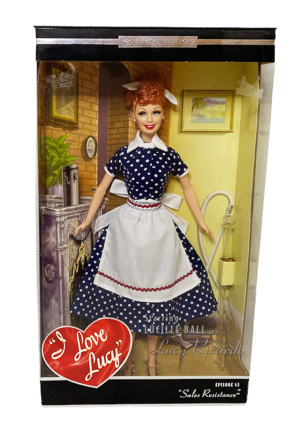 I Love Lucy Doll Episode 45 Sales Resistance Collector Edition #b3451 Nrfb 2004