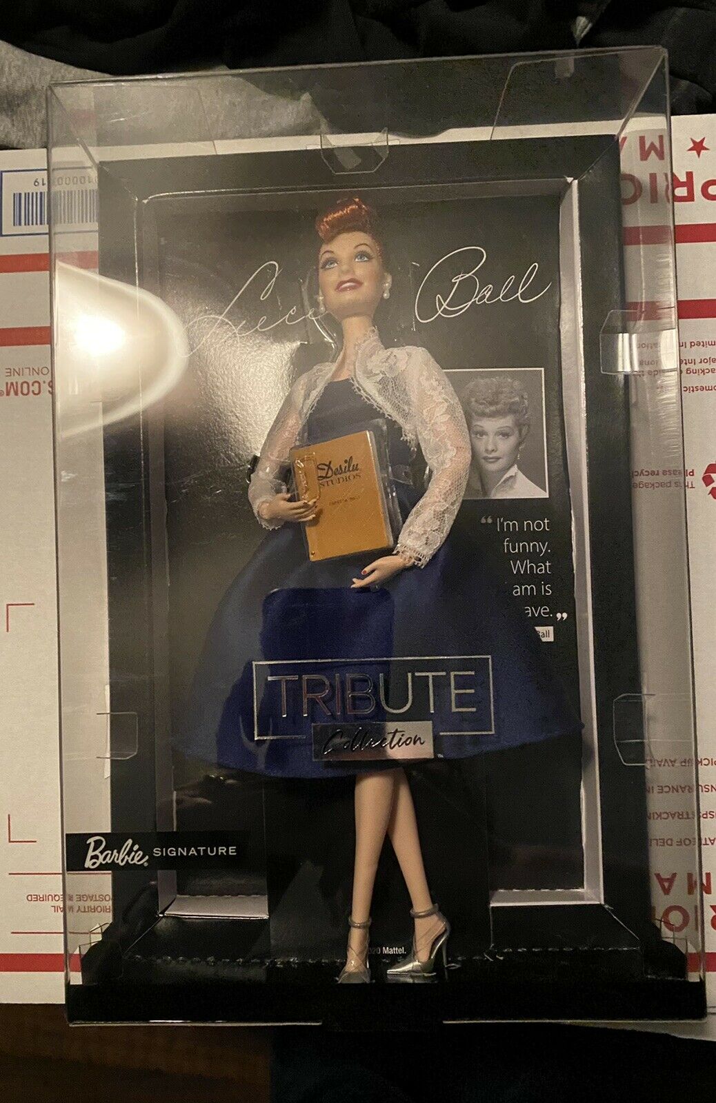 Barbie Signature Lucille Ball I Love Lucy Tribute Collection Doll Ships Asap