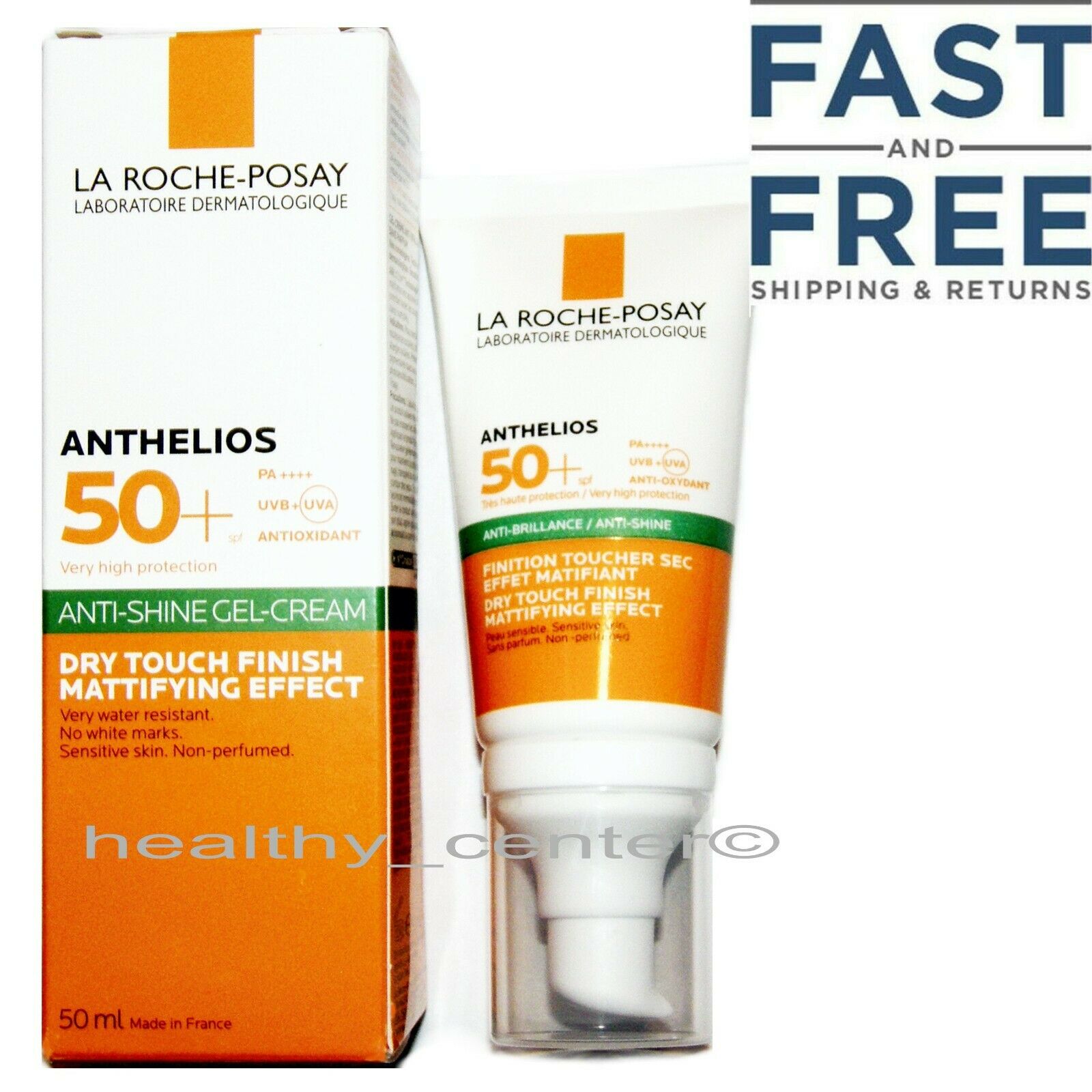 La Roche-posay Anthelios Xl Dry Touch Gel-cream Spf50+ Anti-shine Non-perfumed