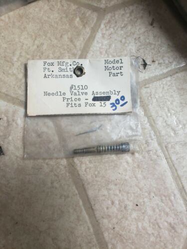Fox 15 Needle Valve Assembly New In Package #1510