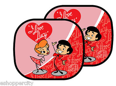 I Love Lucy Foldabe Side Window Car Sun Shade 2-pcs Mobile