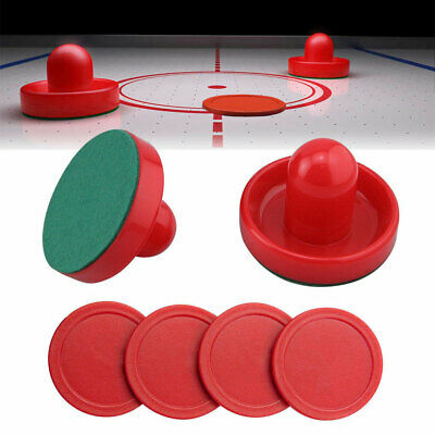 Air Hockey Set Home Table Game Replacement Accessories 2-pucks 4-slider Pusher