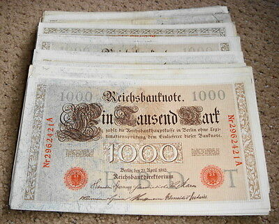 Germany Reichsbanknote 1000 Mark 1910/sold As Each